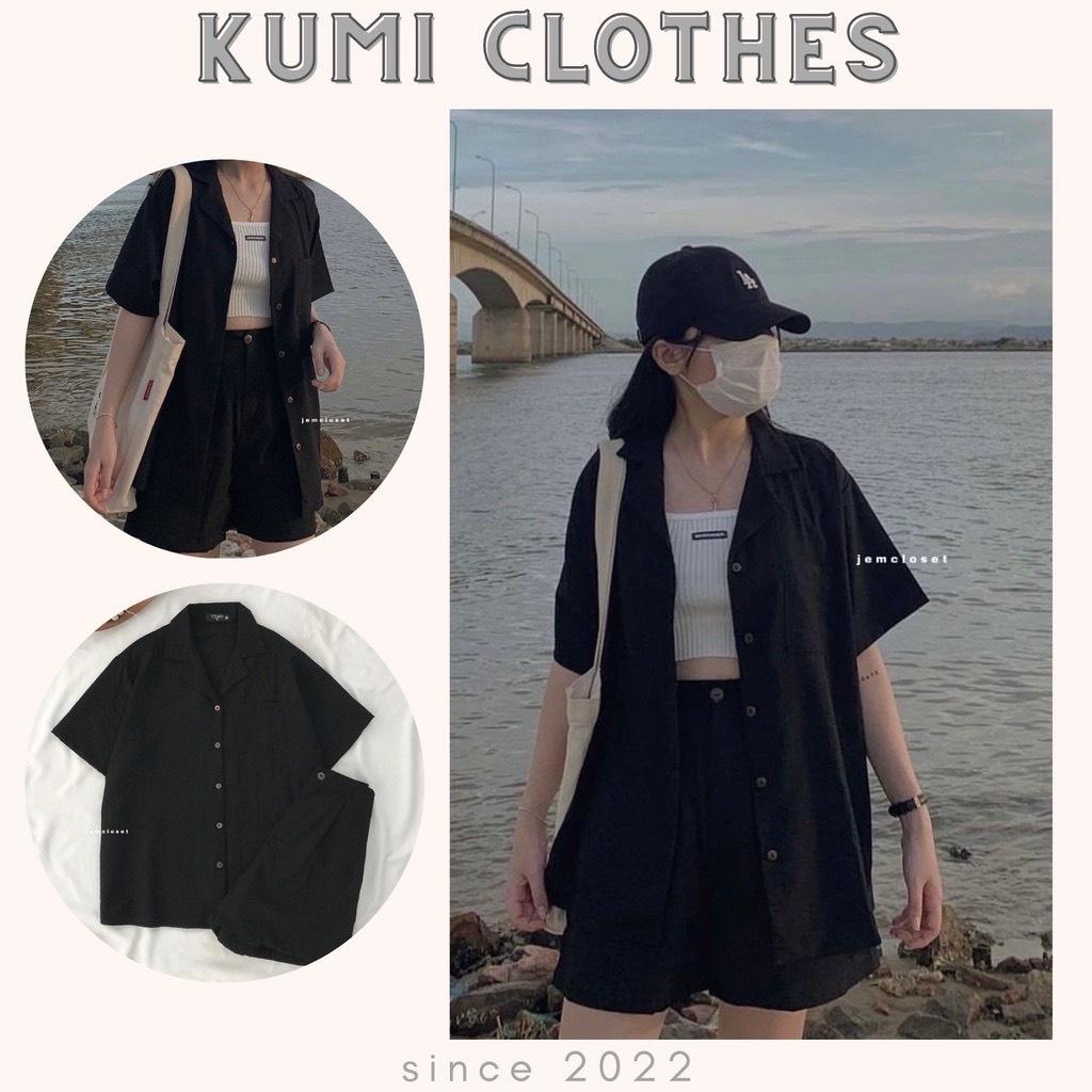 Áo Vest nữ, Set vest Đen nữ 2 Món : Áo Vest + Quần short