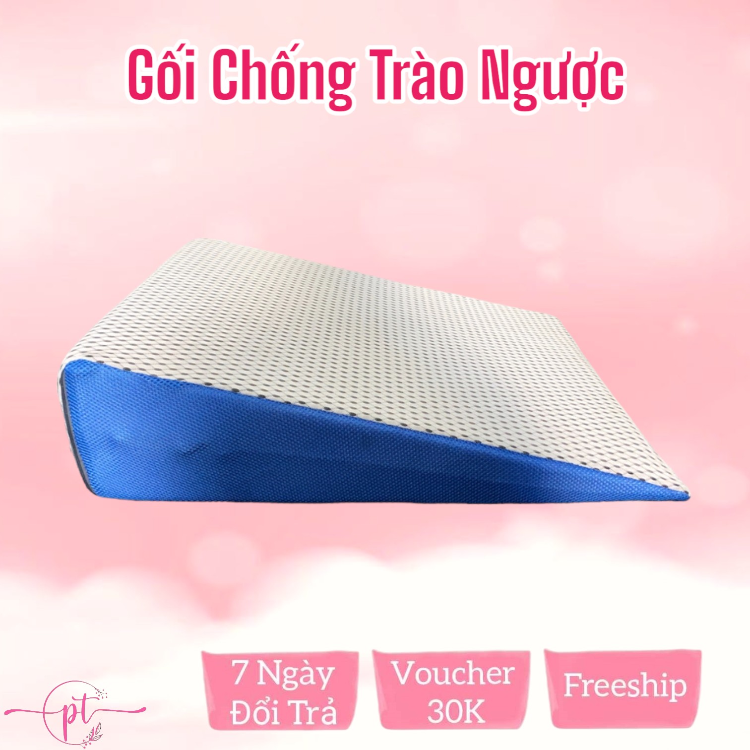 Gối Latex Foam Chống Trào Ngược Cho Người Lớn Kingroll 