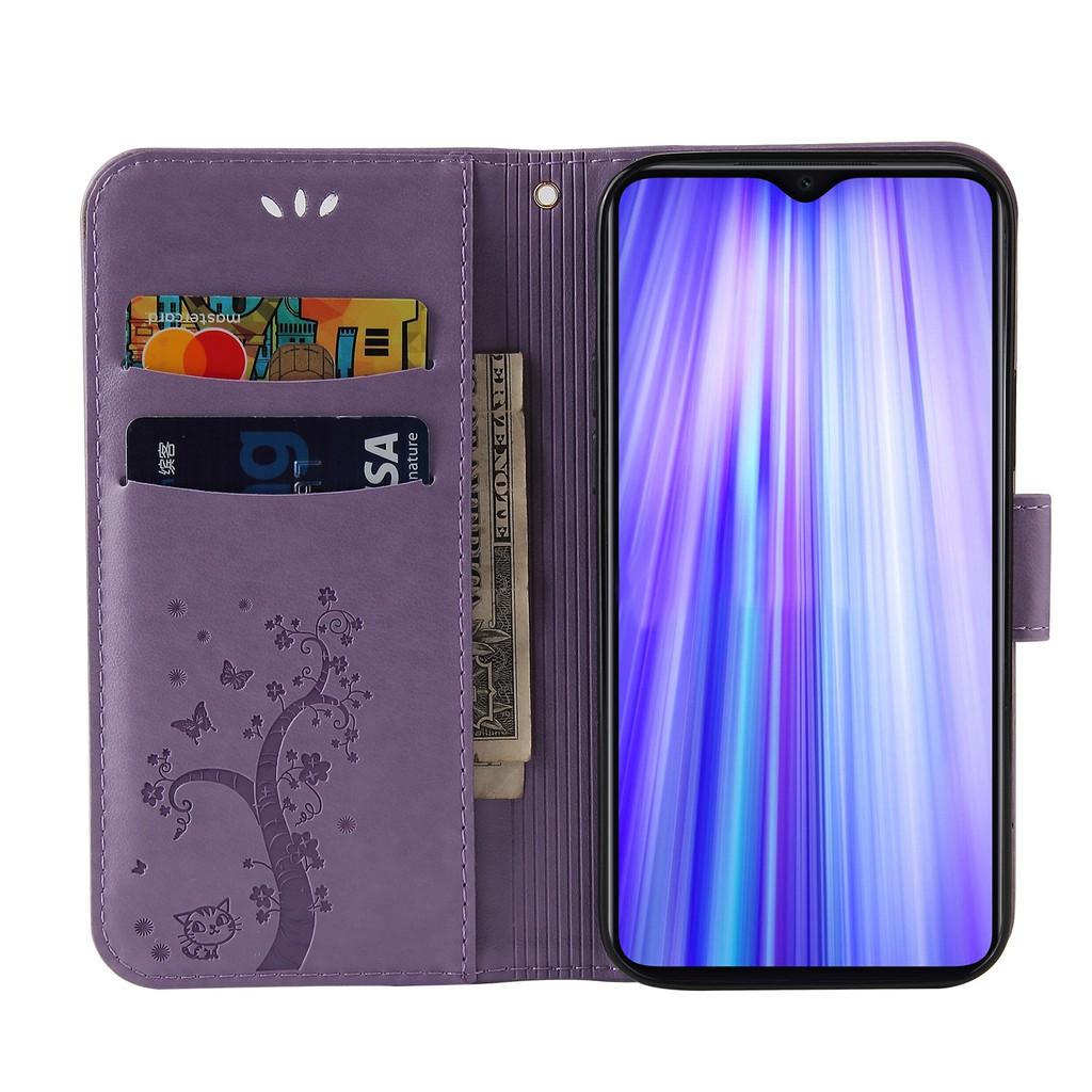 Ốp lưng điện thoại dạng ví da lật có ngăn đựng thẻ cho Xiaomi Redmi Note 8 Pro Note 8T Note 7 Redmi 8 8A 7A