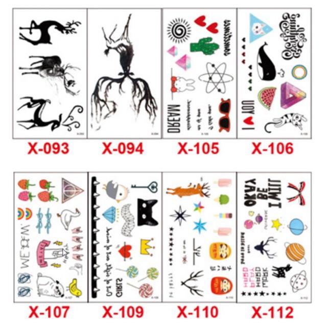 HÌNH XĂM DÁN TATOO- SET HÌNH XĂM GIẢ MINI