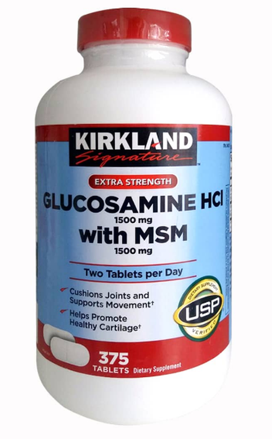 Viên uống Kirkland Glucosamine HCL 1500mg Kirkland With MSM 1500mg