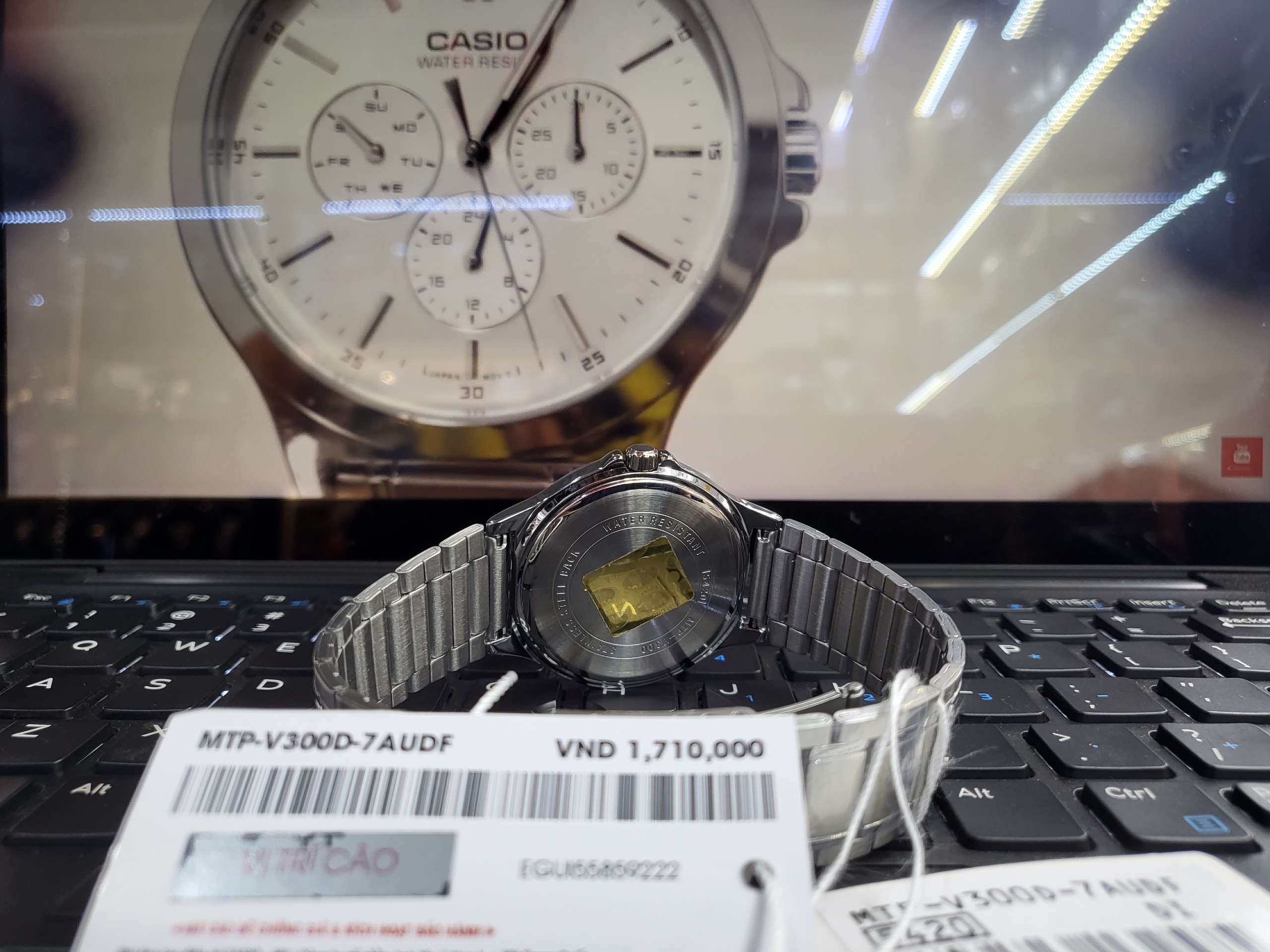 Đồng Hồ Casio Nam MTP-V300D-7AUDF_Máy Quartz_Dây Kim Loại
