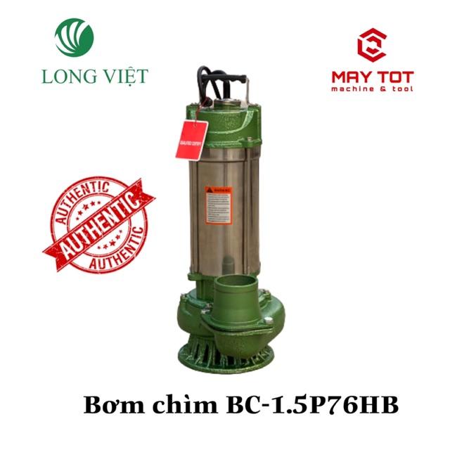 Máy bơm chìm 1.5kw dây đồng