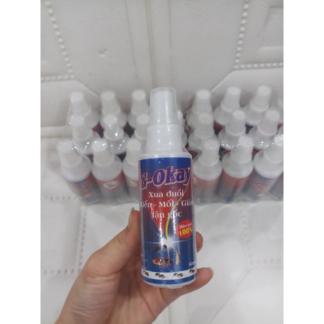 Chai xịt đuổi kiến, gián, mối G-Okay
