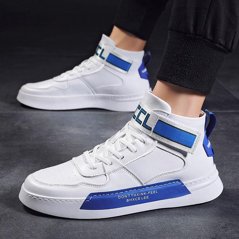 Giày sneaker nam trắng cao cấp GN507 Gấu Nâu chuyên giày nam đẹp