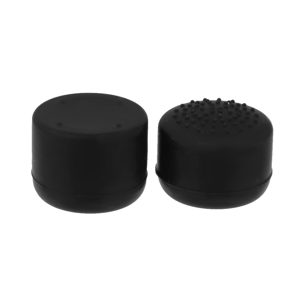 2x Black Thumbstick Extender Finger, Analog Thumb Grips for  Controller