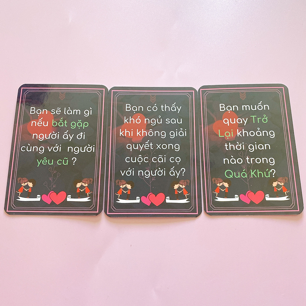 Bộ Bài Hẹn Hò Tình Yêu Drinking Game 59 Lá Dành Cho Các Cặp Đôi Đang Yêu Nhau Giúp Thấu Hiểu Người Ấy Của Bạn