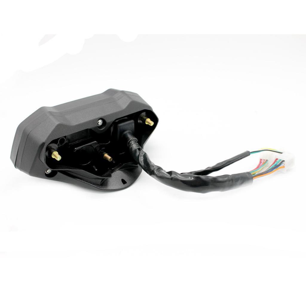 7 Color Universal Motorcycle LCD Digital   Tachometer 12V