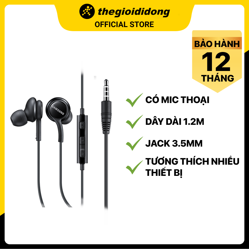 Tai nghe EP Samsung IA500 Đen - Hàng chính hãng