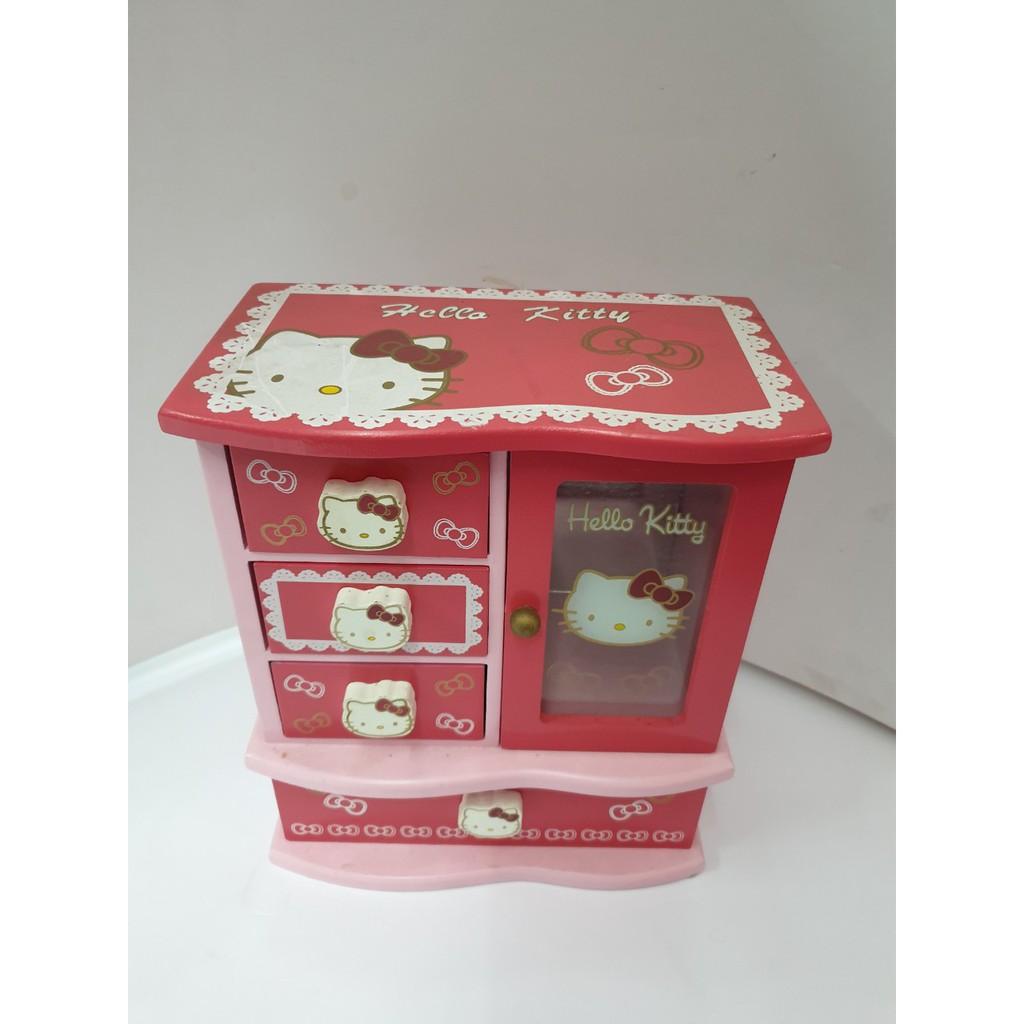 Tủ Đựng Trang Sức Hình Mèo Kitty
