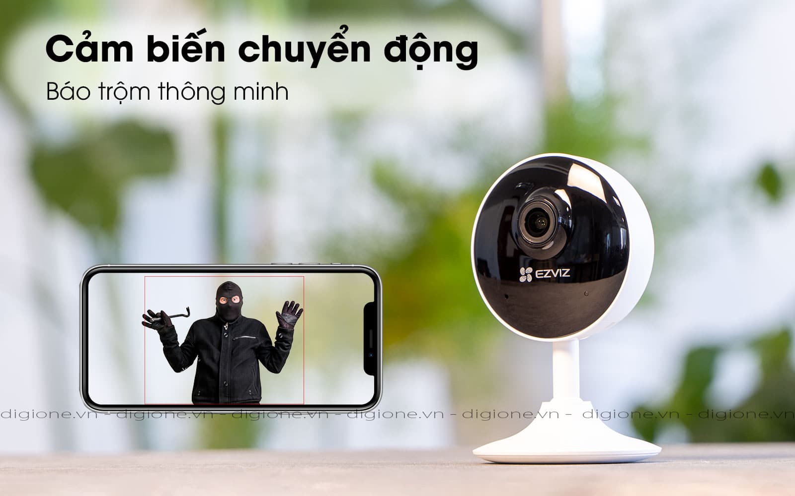 Trọn bộ Camera Ip Wifi Ezviz Cube C1C Full HD 1080P Và Thẻ Nhớ HIKVISION 64GB - Hàng Chính Hãng