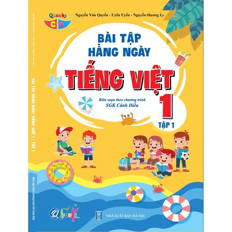 Combo Bài tập hàng ngày, Bài Tập Tuần, Đề Kiểm Tra Toán và Tiếng Việt Lớp 1 - Kỳ 1 - Cánh diều (6 quyển)