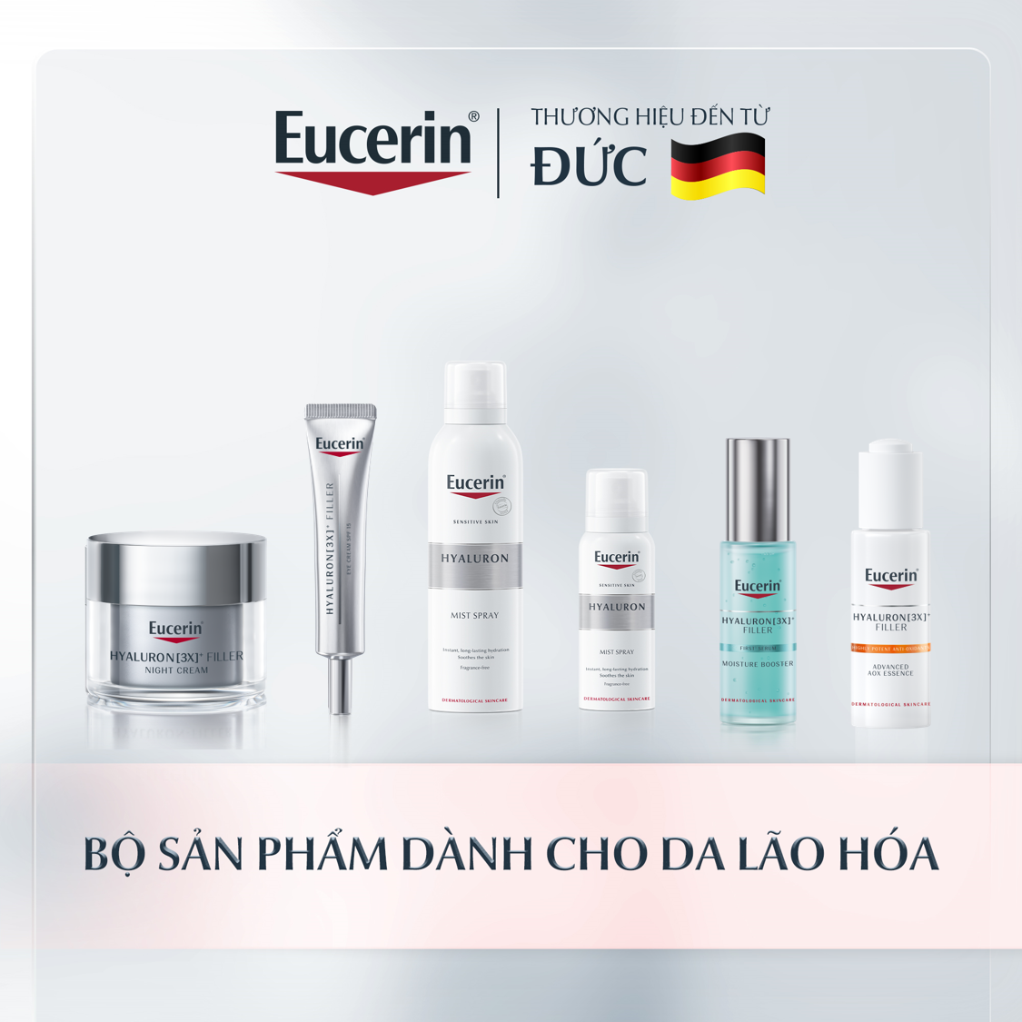 Kem dưỡng đêm giảm nếp nhăn Eucerin Hyaluron[3x]+ Filler Night Cream 50ml