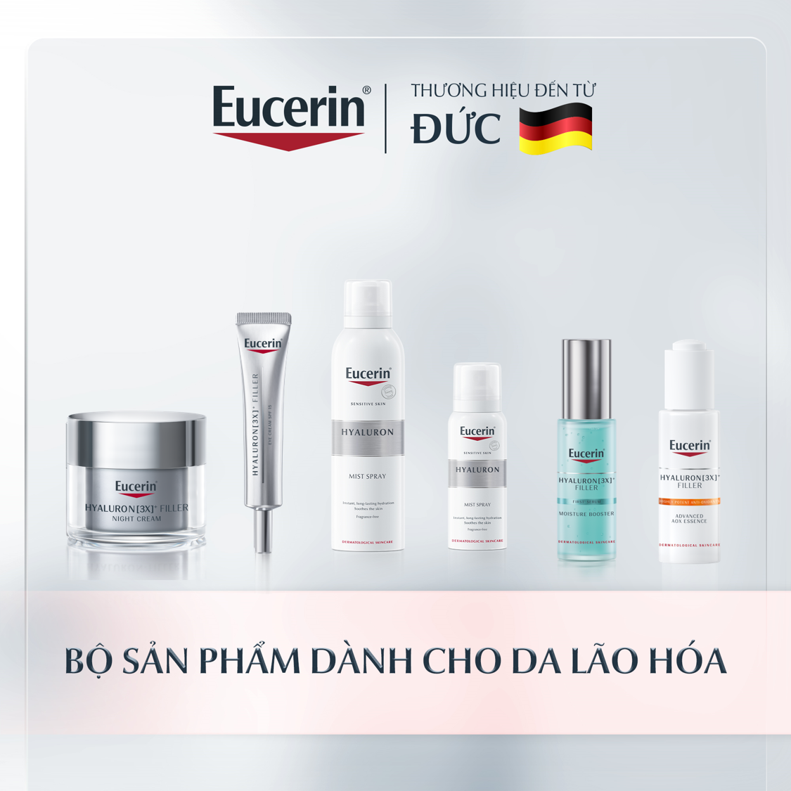 Tinh chất cấp ẩm & giảm nếp nhăn Eucerin Hyaluron + Filler Moisture Booster 30ml