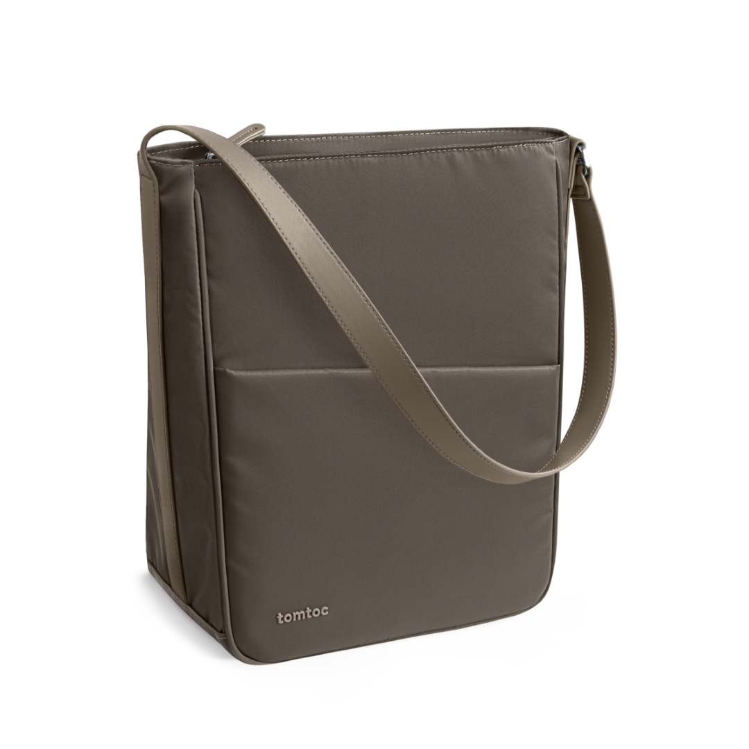 TÚI ĐEO KIÊM BALO TOMTOC SLASH SLING BAG TAUPE ULTRABOOK 11 INCH sự lựa chọn hoàn hảo