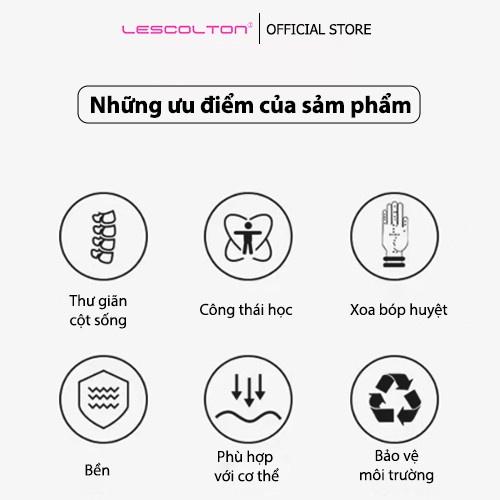 Dụng cụ massage cổ vai gáy Lescolton nắn chỉnh cột sống cổ, chống méo đầu, mát xa giảm đau hiệu quả