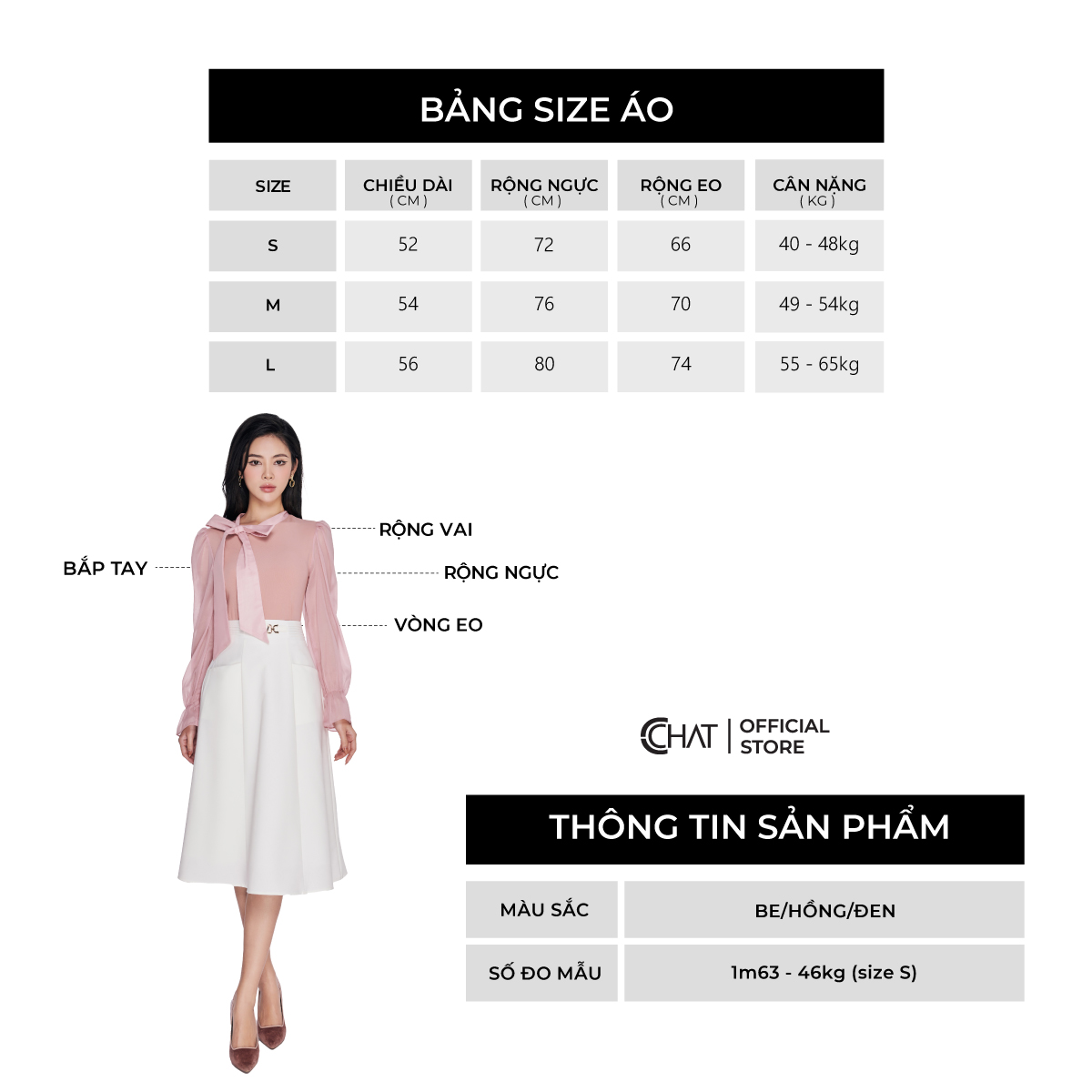 Mua Áo Kiểu Ôm Phối Tay Cổ Buộc Chất Liệu Thun Cao Cấp 22TDC8010OT - Đen - M tại CCHAT OFFICIAL STORE Mua Áo Kiểu Ôm Phối Tay Cổ Buộc Chất Liệu Thun Cao Cấp 22Tdc8010Ot - Đen - M Tại Cchat Official Store