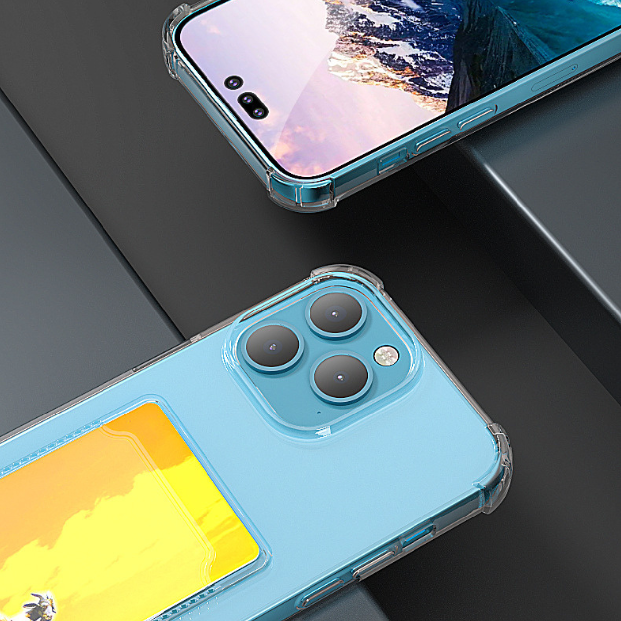 Ốp Lưng Dành Cho iPhone 15 ProMax/ iPhone 15 Pro/ iPhone 15 Plus/ iPhone 15 Kai.N Clear Slot Dual Case - HÀNG CHÍNH HÃNG