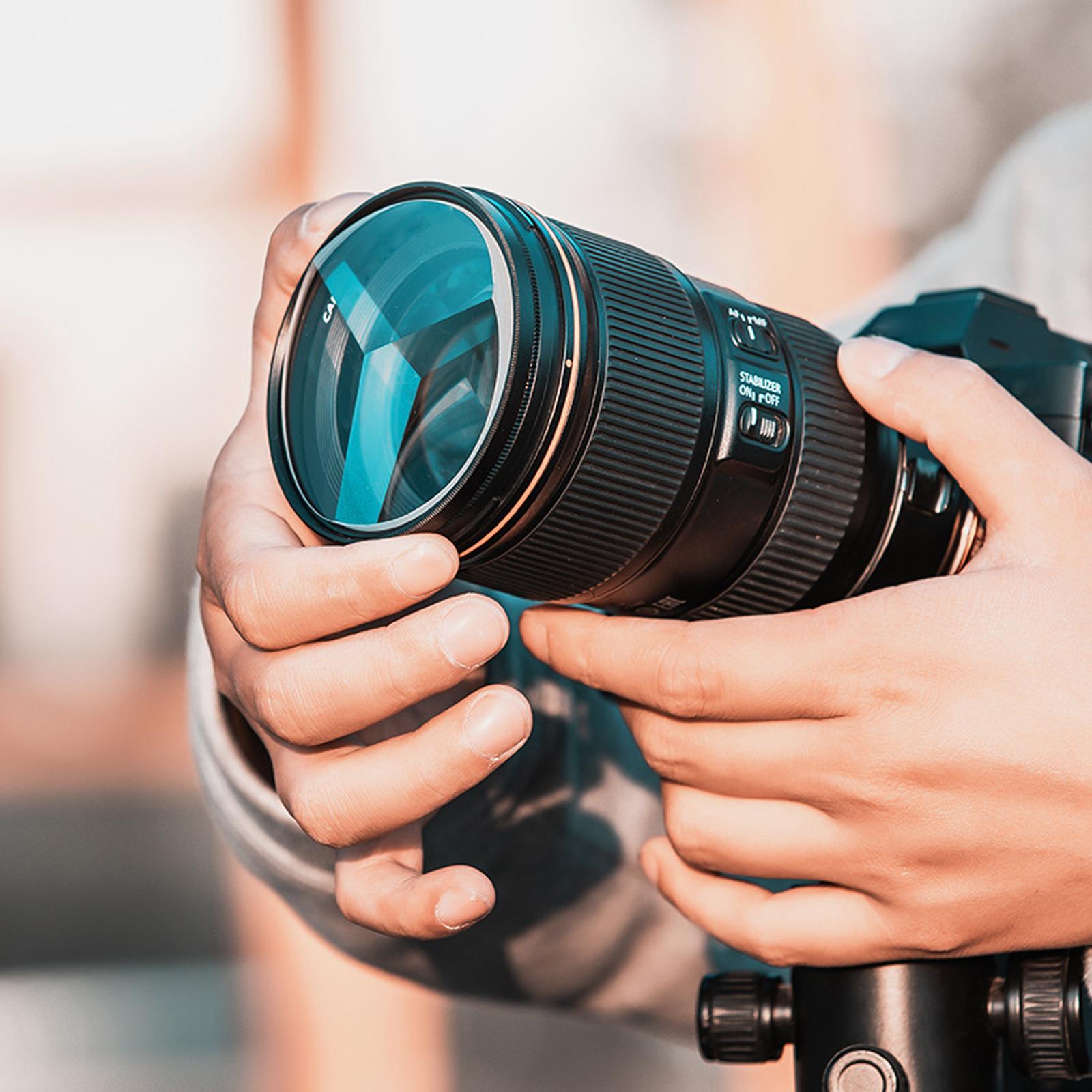 Glass Lens Filter Kaleidoscope Camera Filter for Photo SLR Accessories