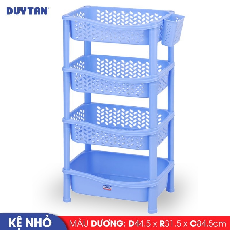 Kệ nhỏ nhựa Duy Tân 4 ngăn - 66265 - Giao màu ngẫu nhiên - Hàng chính hãng