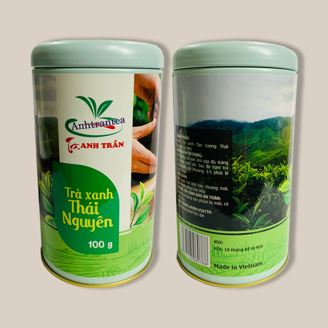 Trà Xanh Thái Nguyên - Túi nhôm rút chân không 500 gram