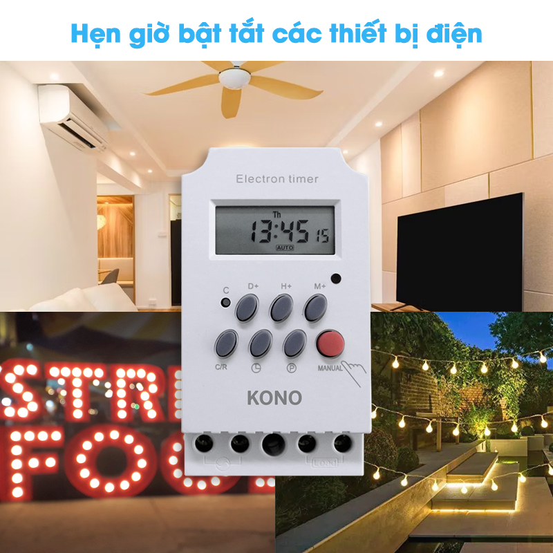 Công tắc hẹn giờ KONO ETG-65