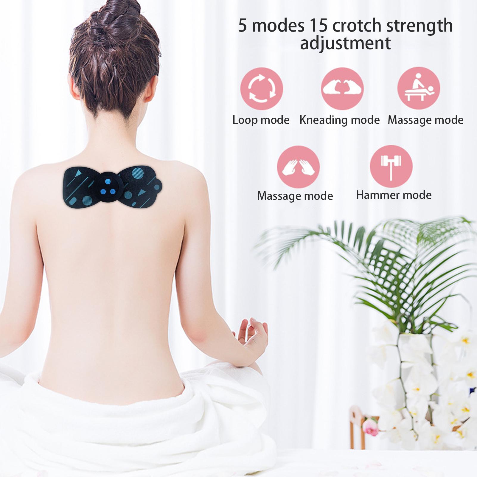 Máy massage tần số công nghệ EMS/TENS Portable Mini Cervical Massager Pads Relieve Pressure