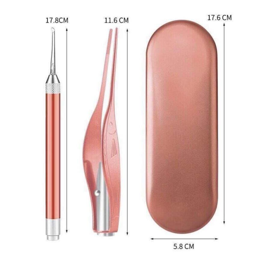 BỘ lấy ráy tai có đèn