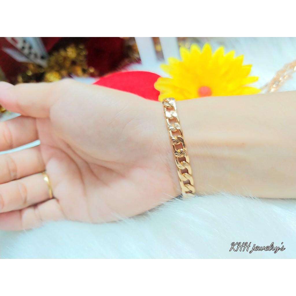 Lắc Tay Xích 6MM Nam Nữ Cao Cấp Bền Bỉ Cả năm- Hàng vonfram XP không phai màu, dùng tắm rửa