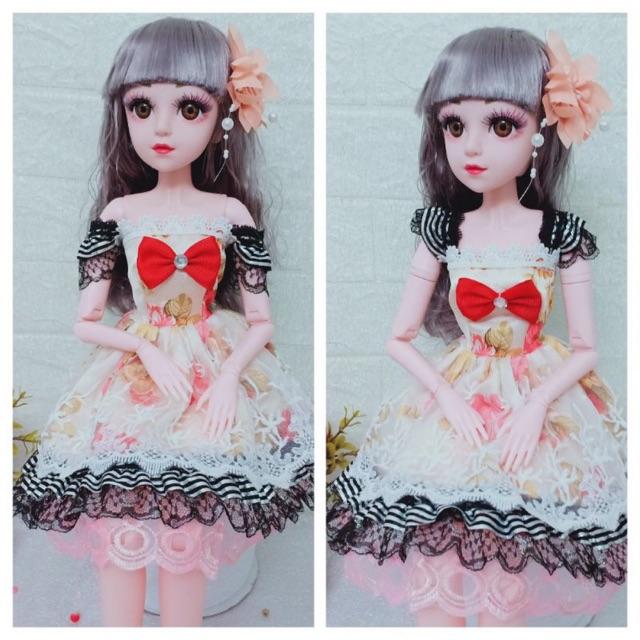 Búp bê 60cm 1/3 kèm váy mặc được 2 kiểu Sunnydoll