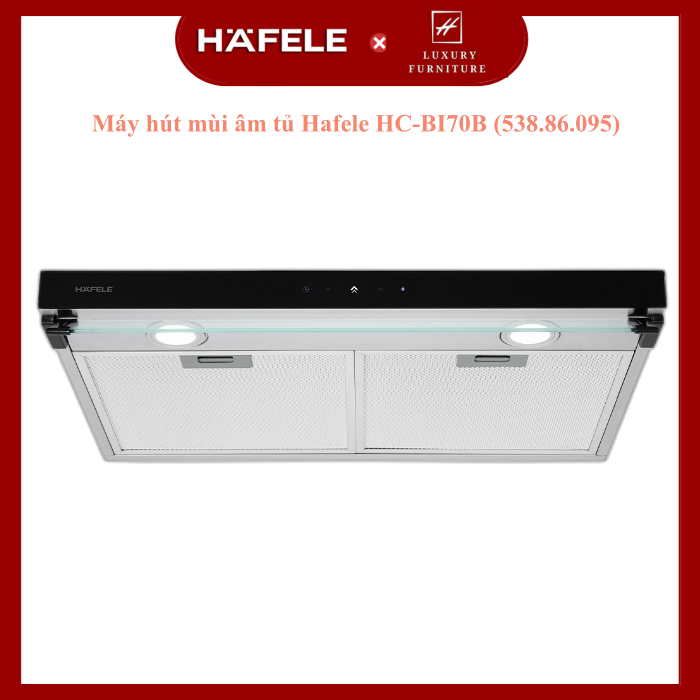 Máy hút mùi âm tủ 70cm Hafele HC-BI70B - Hàng Chính Hãng (538.86.095)