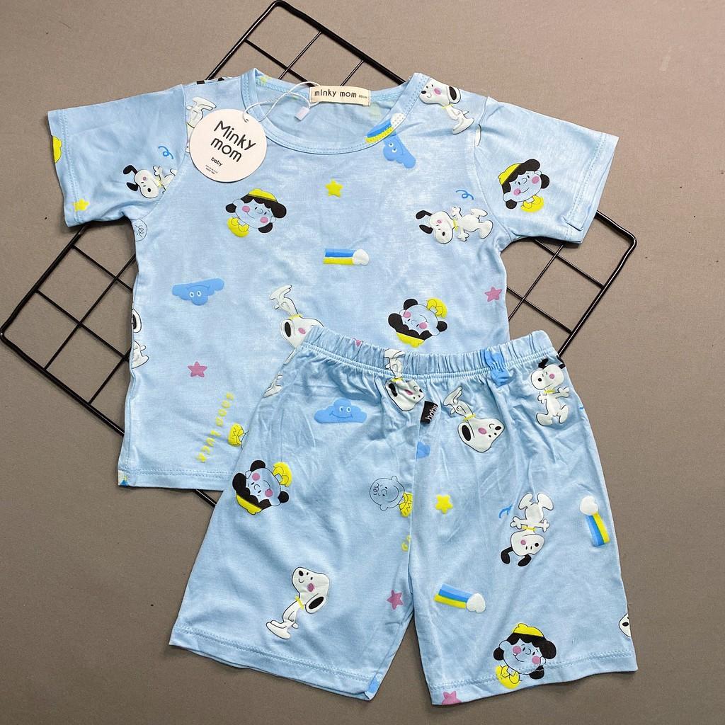 Bộ cộc tay cho bé Bộ cộc tay Cô bé Maruko cho bé trai bé gái chất thun lạnh cao cấp siêu mềm siêu mát