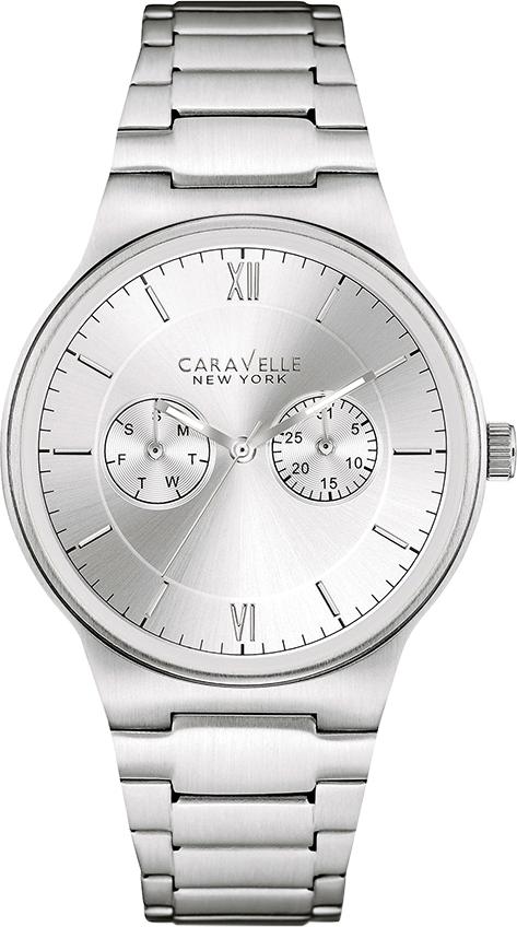 Đồng Hồ Nam Dây Thép Không Gỉ Caravelle 43A134 (40mm) - Trắng