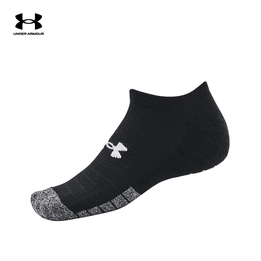 Vớ thể thao unisex Under Armour Training No Show U Black/Black/White - 1346755-002