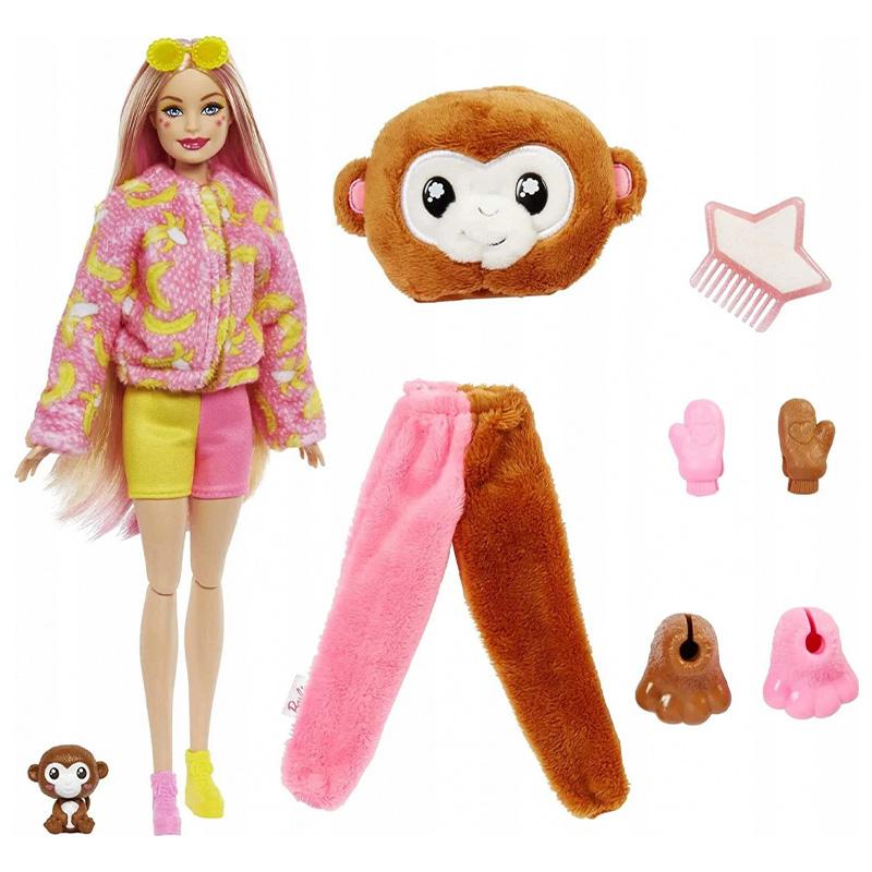 Đồ Chơi BARBIE Búp Bê Barbie Cutie Reveal - Monkey HKR01/HKP97