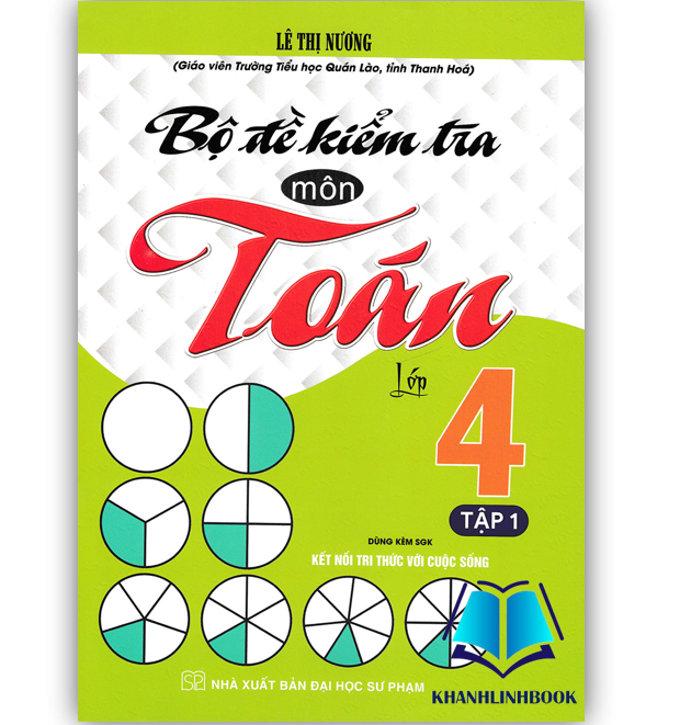 Sách - Combo Bộ Đề Kiểm Tra Môn Toán Lớp 4 Tập 1 + 2