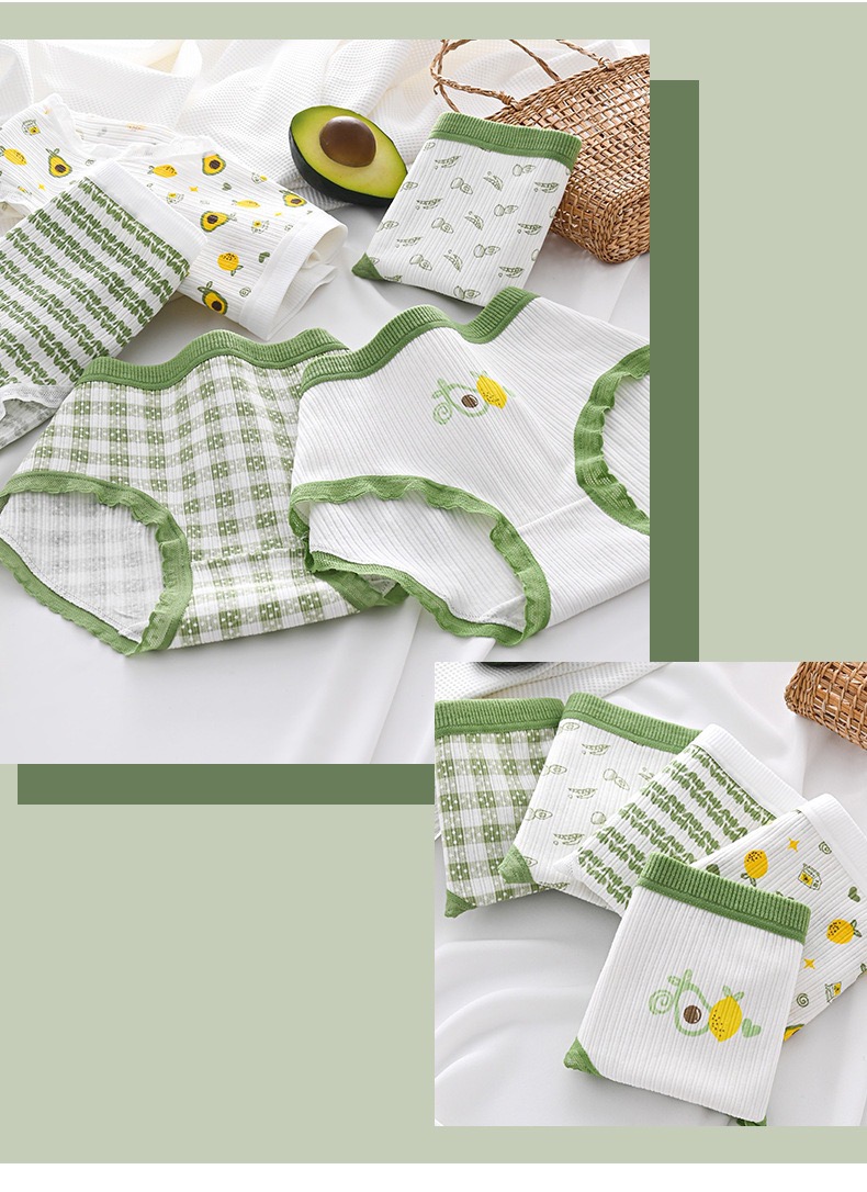 SET 5 QUẦN LÓT BƠ DỄ THƯƠNG TỪ 40-60KG DÀNH CHO NỮ