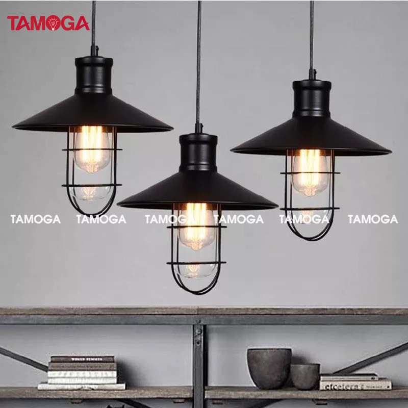 Đèn thả dáng lồng kính TAMOGA ZIVAX 6803 Tặng kèm bóng Edison