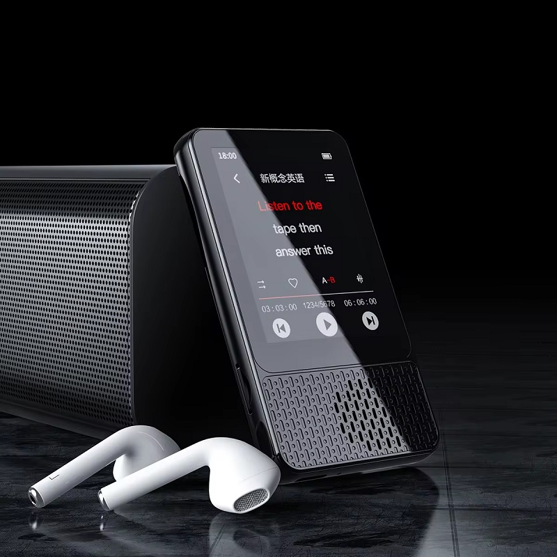 Máy Nghe Nhạc MP3 Bluetooth 5.0 Màn Hình Cảm Ứng 2.4 Inch Có Loa Tích Hợp RUIZU M18 Bộ Nhớ Trong 16GB - Hàng Nhập Khẩu