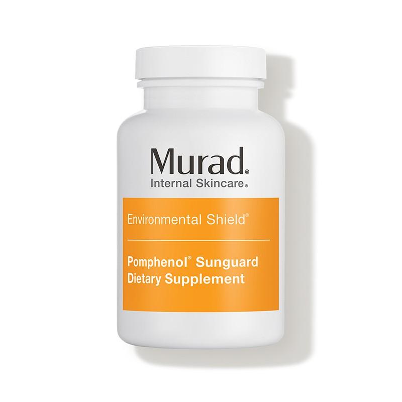 Bộ sản phẩm sáng khỏe Murad Pomphenol Sunguard Dietary Supplement 60 viên Tặng Hydration Handled Kit