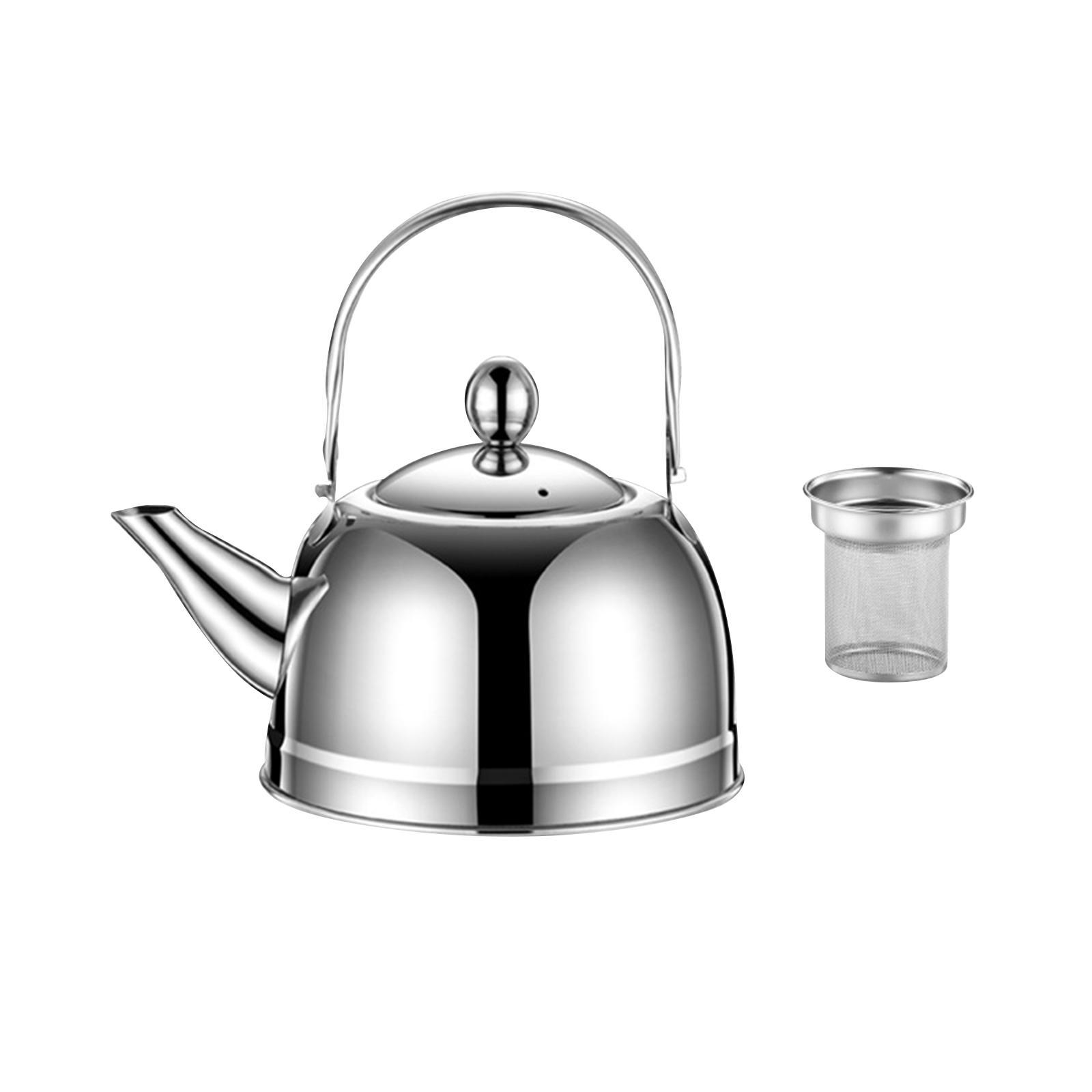 Stainless Steel Tea Kettle with Infuser for Restaurant Picnic