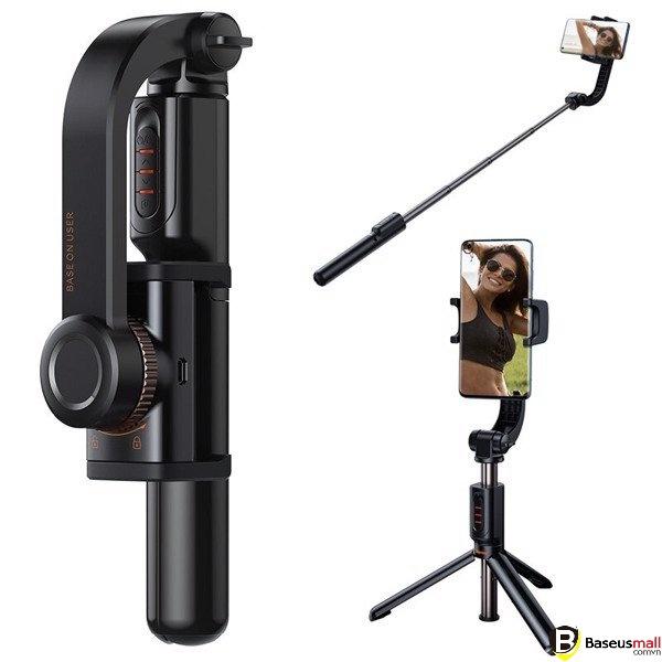 Gậy tự sướng tích hợp Gimbal chống rung thông minh Baseus Lovely Uniaxial Bluetooth- Hàng chính hãng