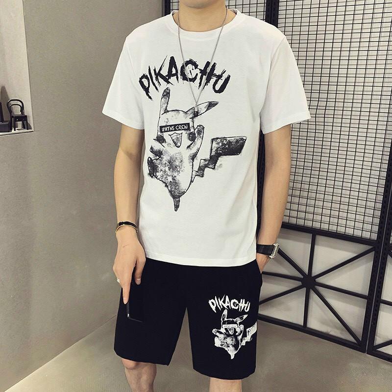 Đồ bộ nam hè y hình, vải êm, mát, không ra màu, không đổ lông