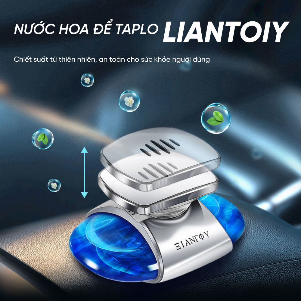 Nước Hoa Ô Tô Xe Hơi Cao Cấp Để Taplo Ô Tô Lưu Hương Lâu, Khử Mùi, Chống Say Xe - Nước Hoa Ô Tô IIANTOIY 80ml Cao Cấp
