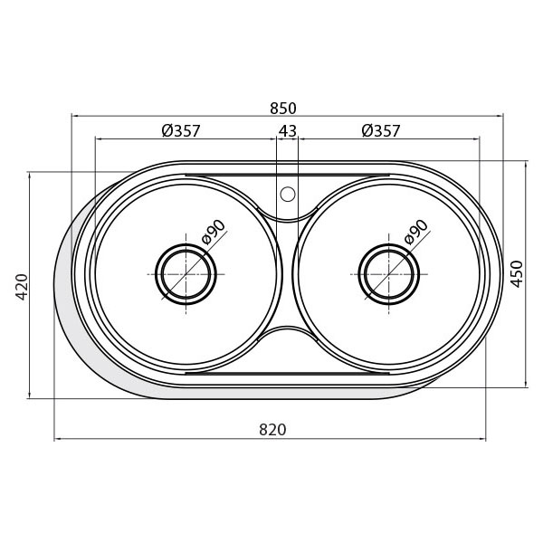 Chậu rửa CATA R-2 AG UNIT