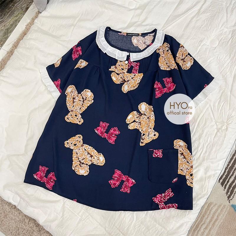 Bộ Đồ Bầu Lửng mặc ở nhà mùa hè Lanh/Tole mát mẻ thiết kế sau sinh