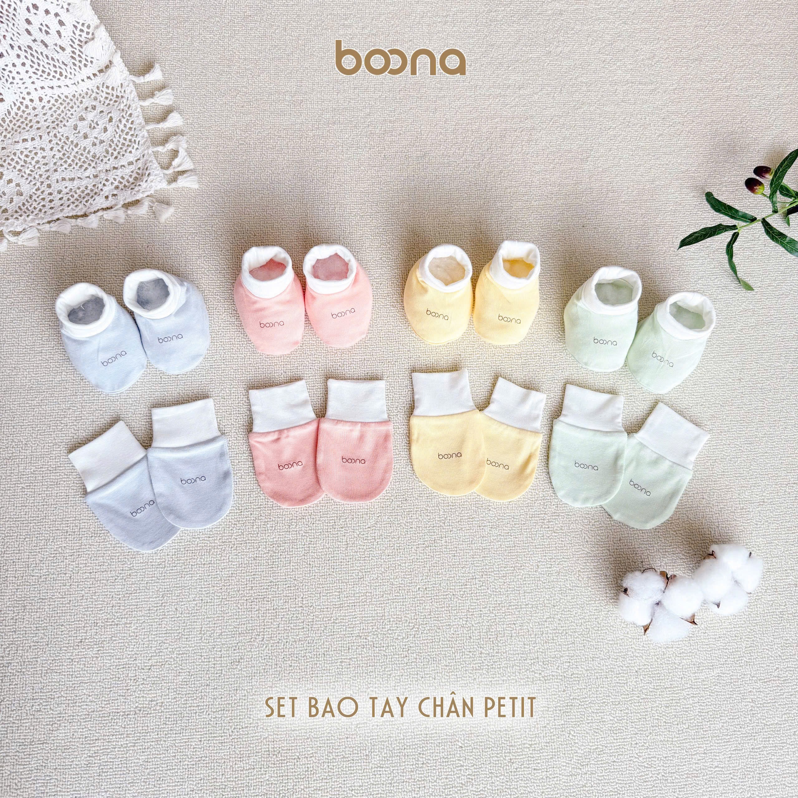 Set bao tay chân petit Boona cho bé