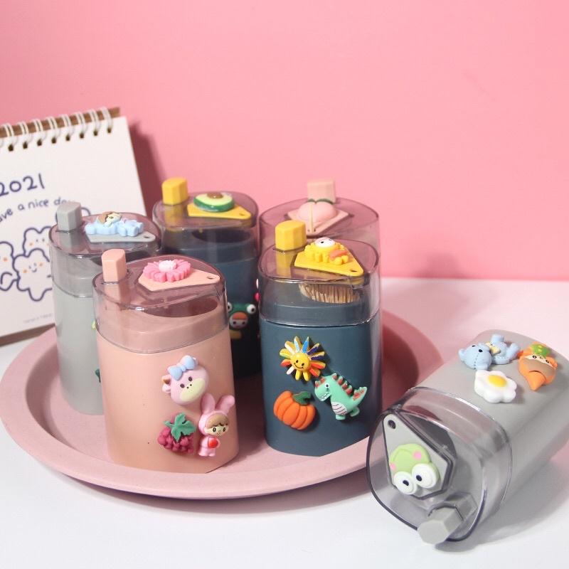 Hộp Đựng Tăm Tiện Lợi Cute Đồ Dùng Nên Có Trong Mỗi Gia đình