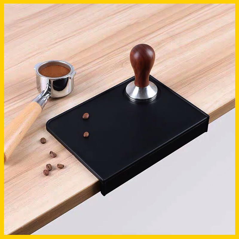 Miếng lót tamper chất liệu silicon mặt phẳng pha cà phê espresso | Piece Silicone Coffee Tamper Mat.