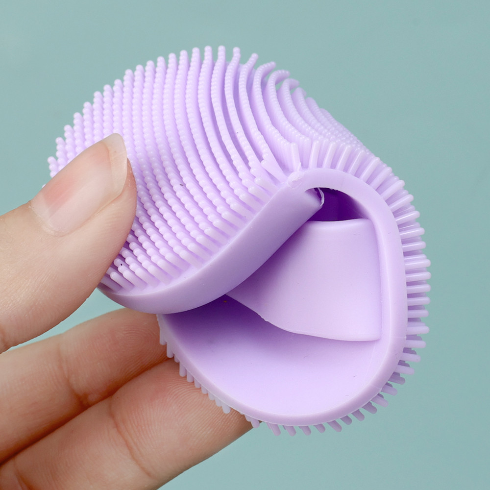 Bàn Chải Rửa Mặt Silicon Mini - Bàn Chải Làm Sạch Lỗ Chân Lông Mặt - Bàn Chải Làm Sạc - Miếng Cọ Rửa Mặt Tẩy Tế Bào Chết - HÀNG CHÍNH HÃNG MINIIN